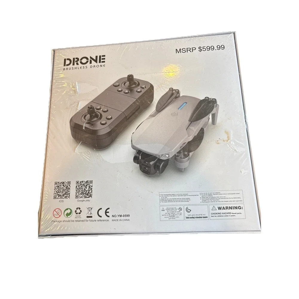 YOMI‎ Brushless Drone With 4K Camera Silver NIB